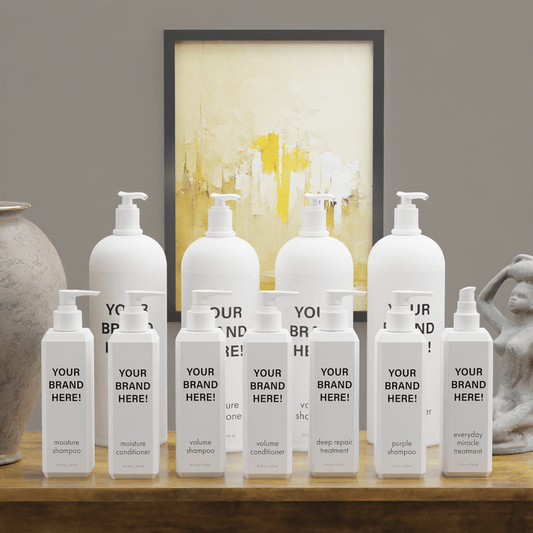 Professional Collection - Genesis Private Label - Custom Branded Professional Haircare Products - Natural Ingredients - GNLAAPKG2DL - DESIGN1BASE