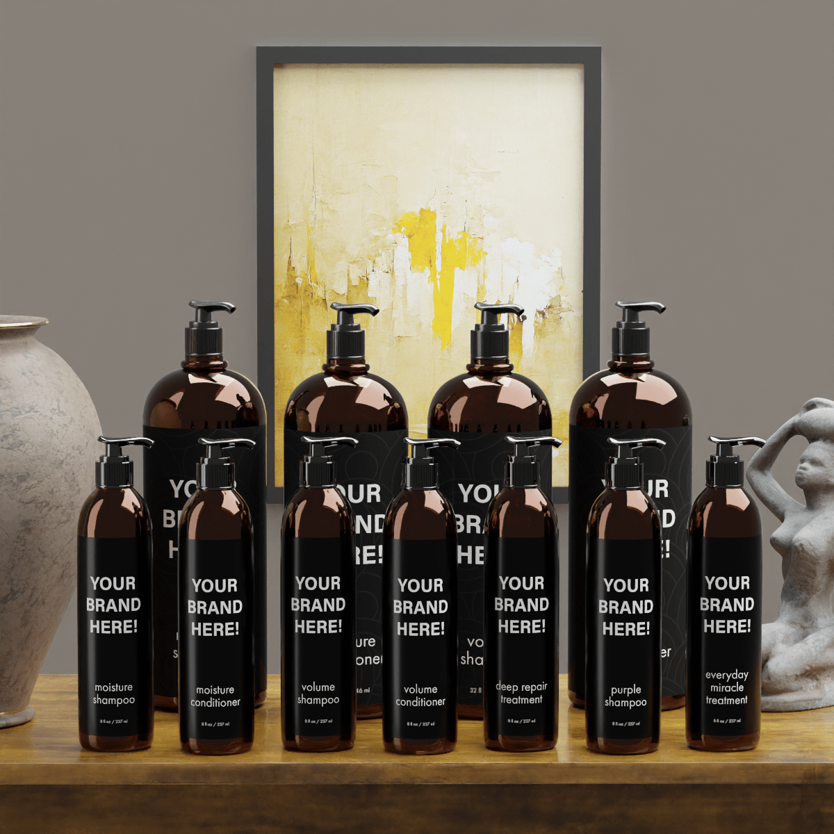 Professional Collection - Genesis Private Label - Custom Branded Professional Haircare Products - Natural Ingredients -