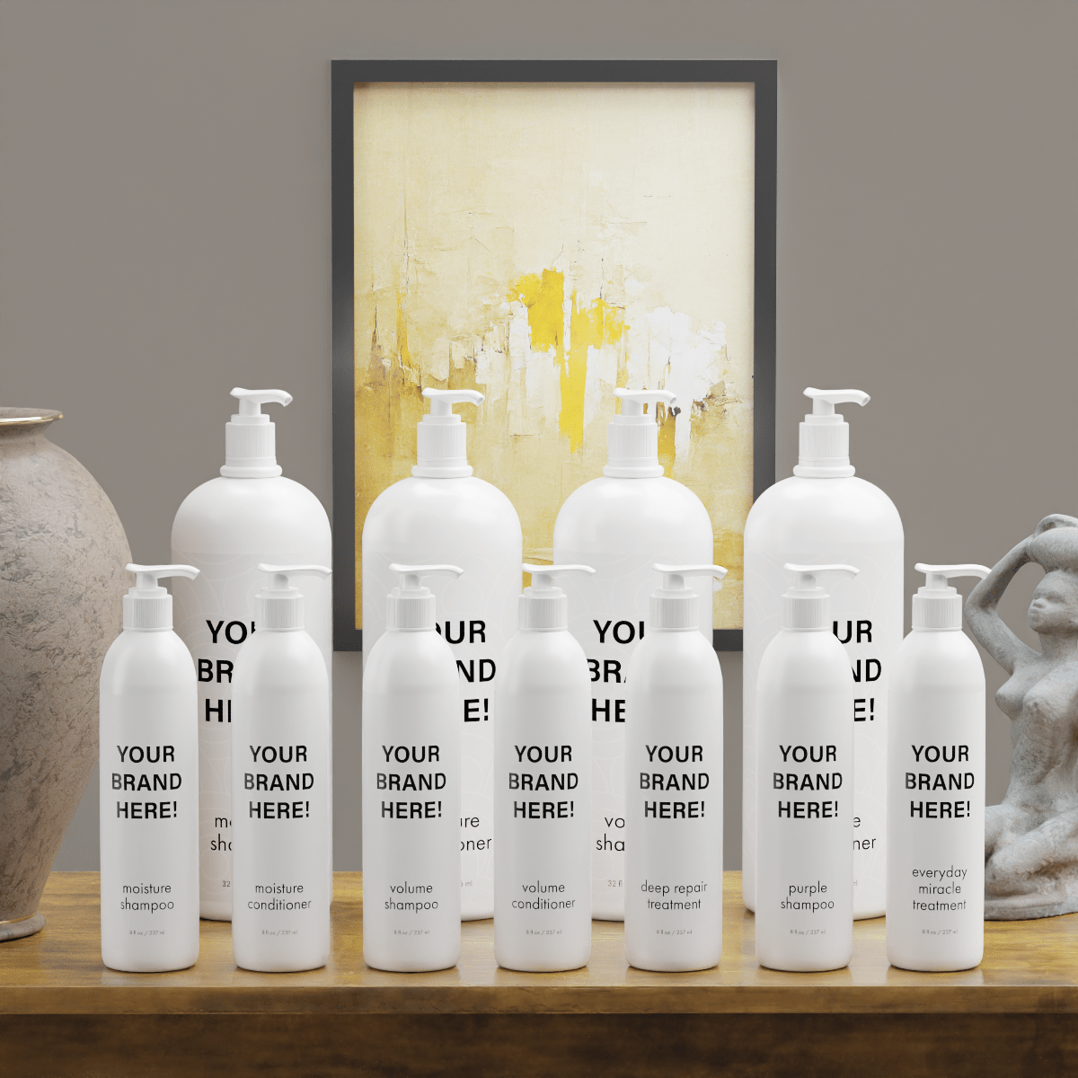 Professional Collection - Genesis Private Label - Custom Branded Professional Haircare Products - Natural Ingredients -