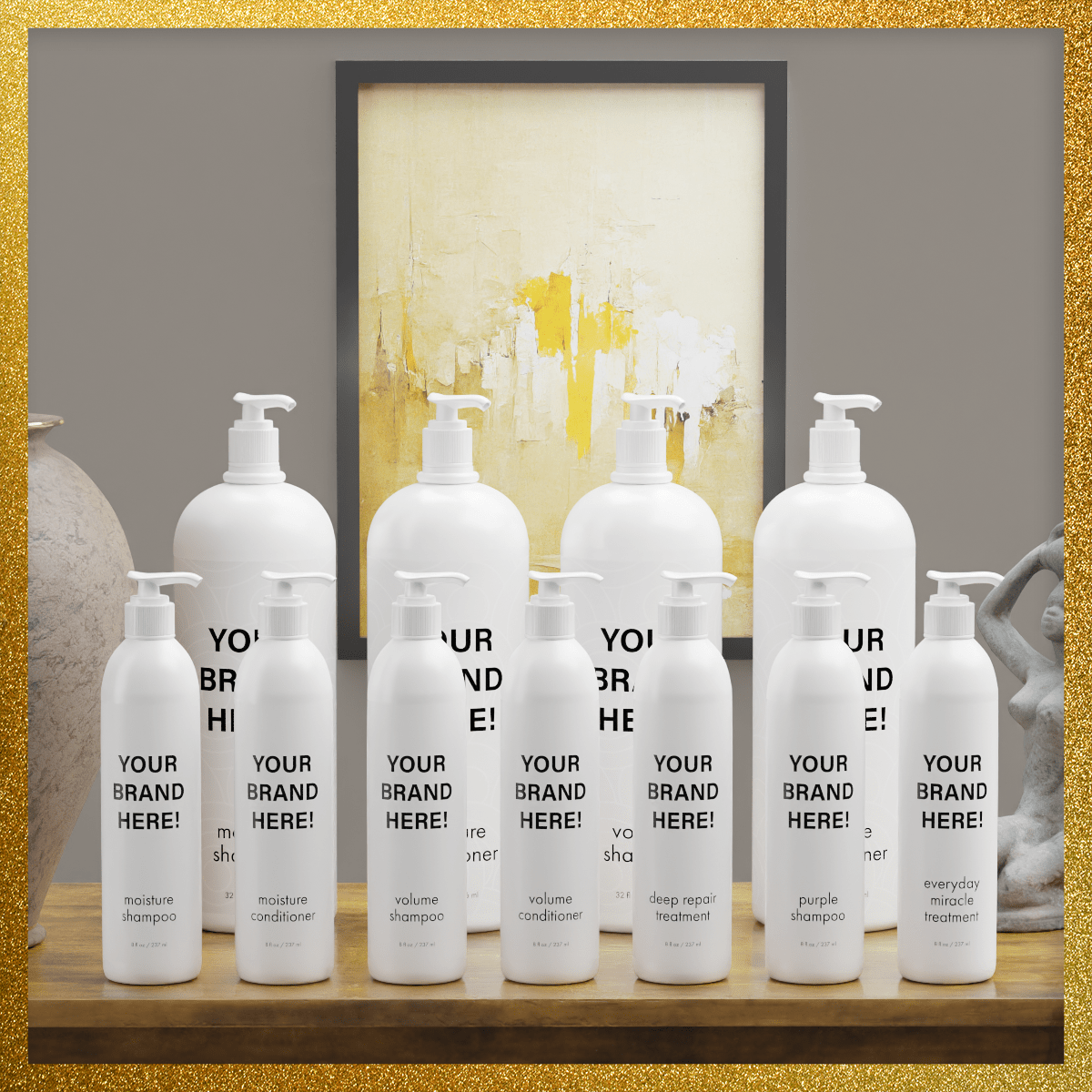 Professional Collection - Genesis Private Label - Custom Branded Professional Haircare Products - Natural Ingredients -