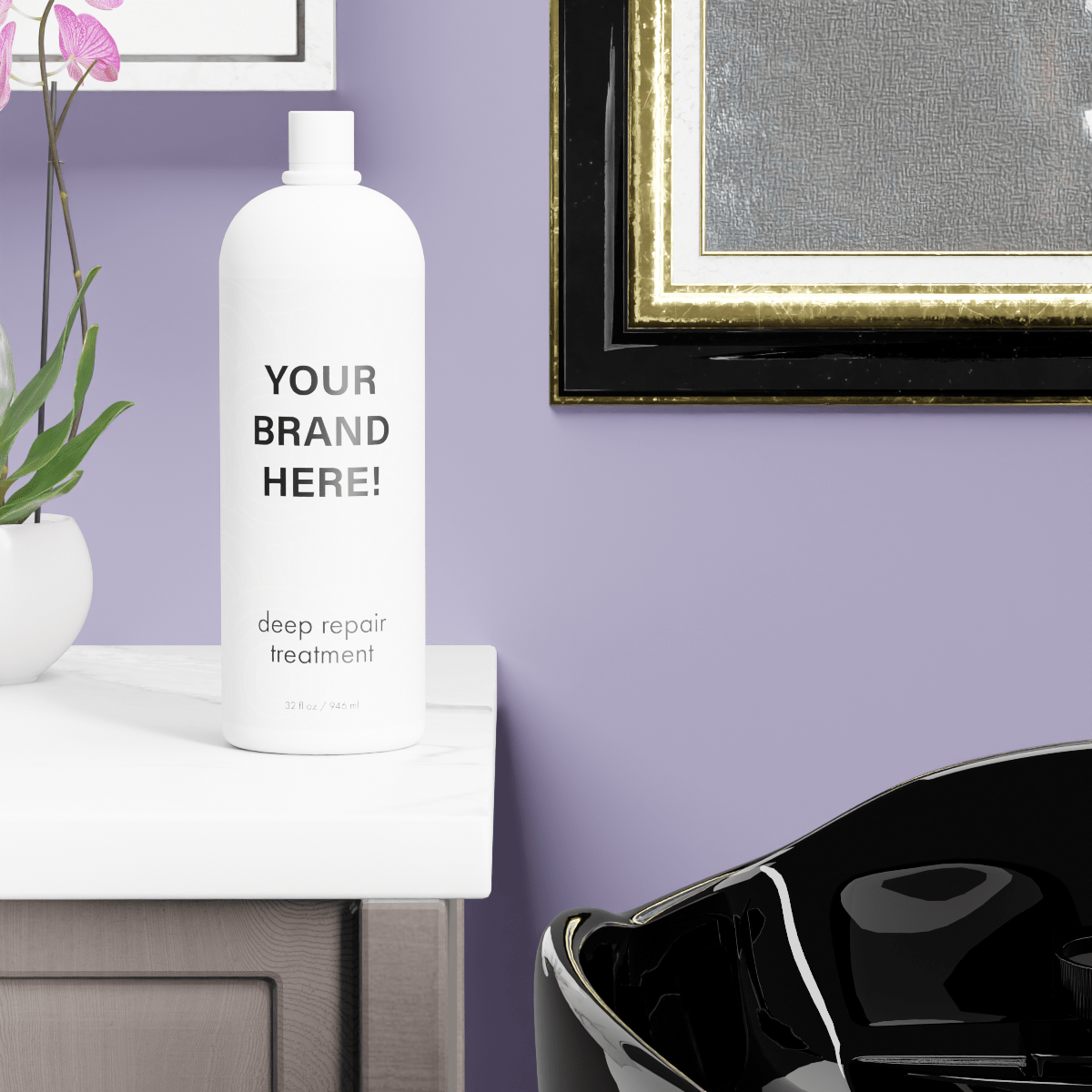 Deep Repair Treatment - 32 oz. - Genesis Private Label - Custom Branded Professional Haircare Products - Natural Ingredients - GNLCOMASK33Z