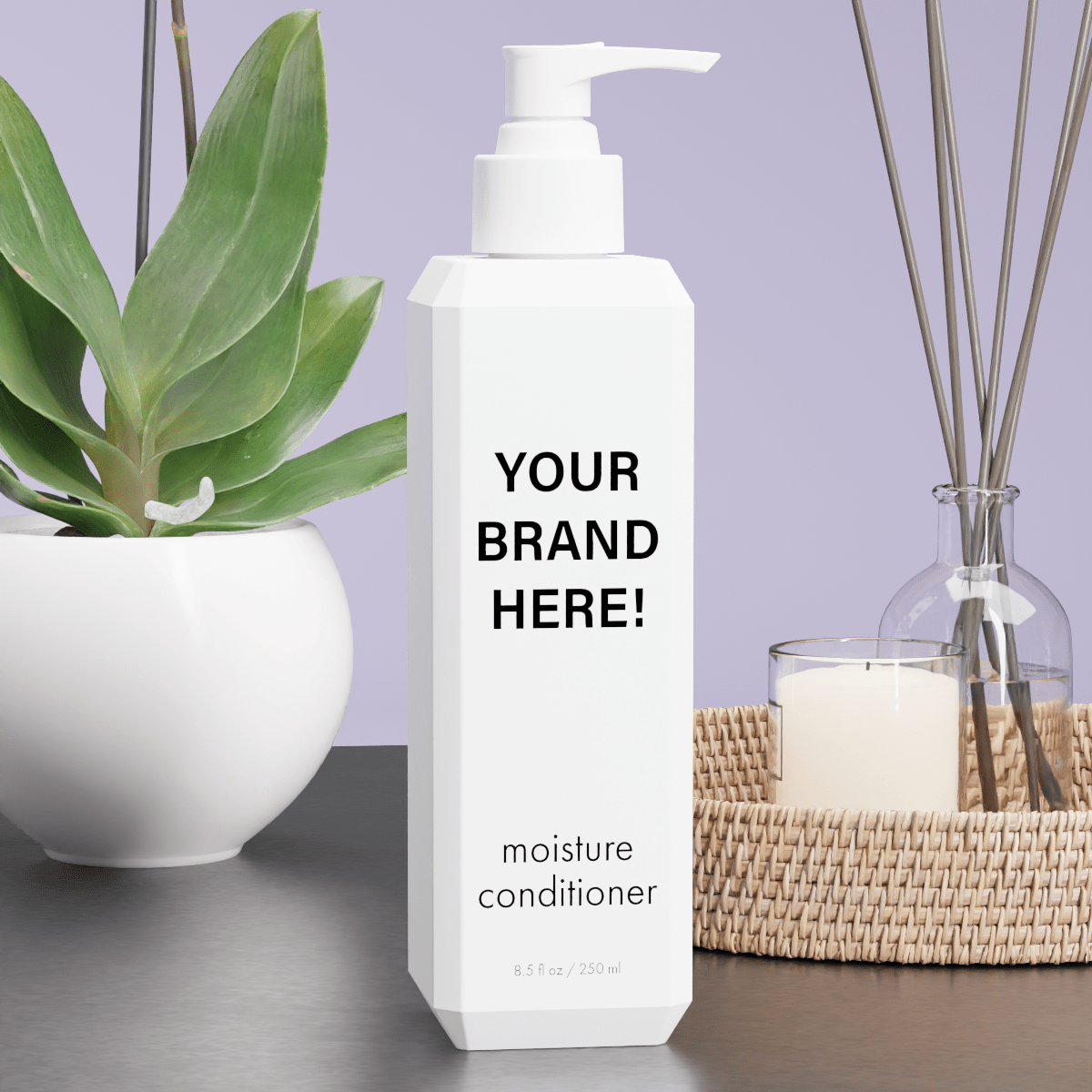 Moisture Conditioner (retail size) - 6 Pack - Genesis Private Label - Custom Branded Professional Haircare Products - Natural Ingredients - GNLCOMOST08Z