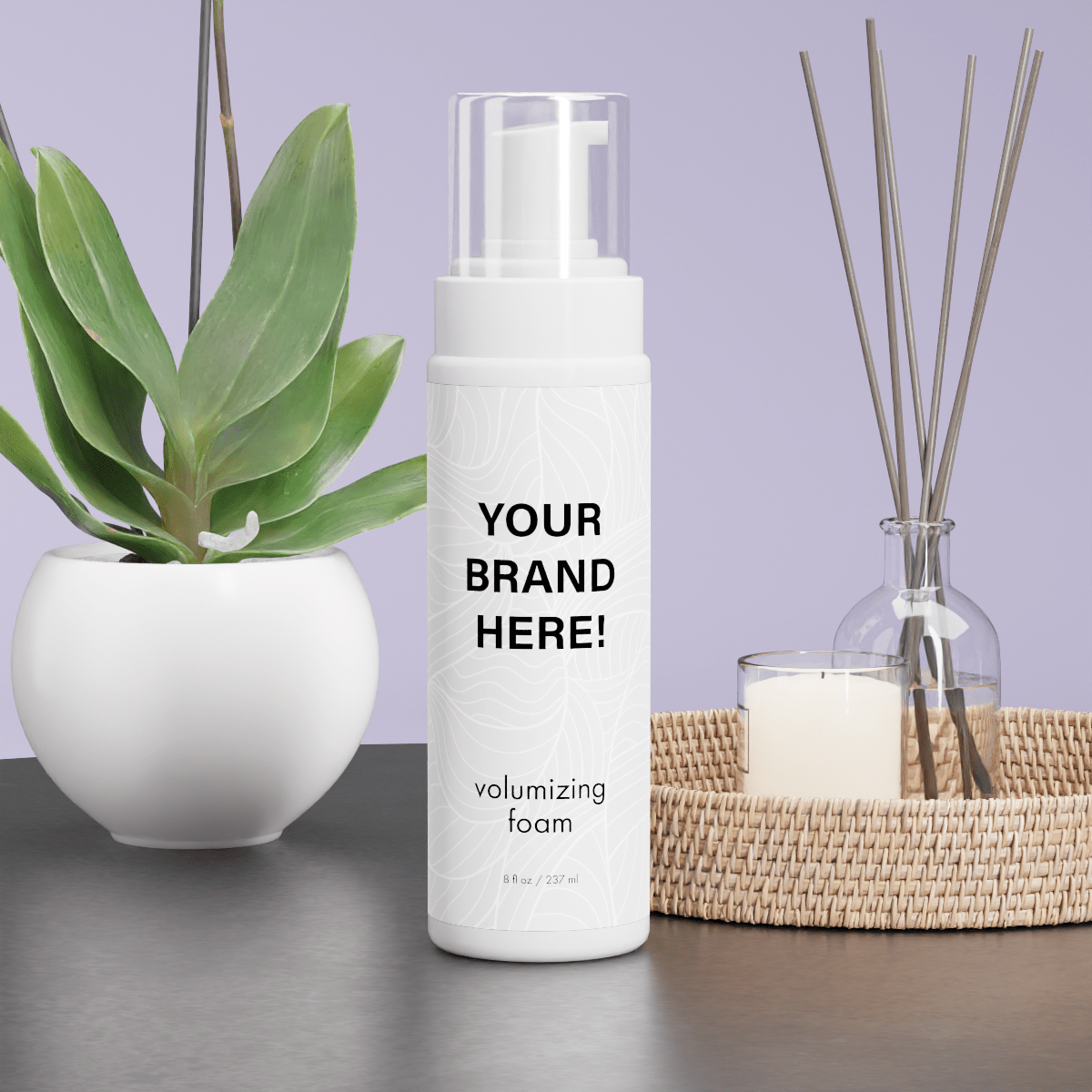 Volumizing Foam (retail size) - 6 pack - Genesis Private Label - Custom Branded Professional Haircare Products - Natural Ingredients - GNLSMAMPF08Z
