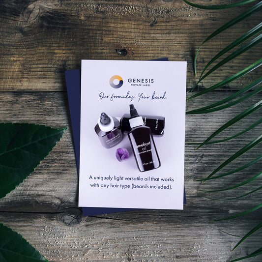 4x6" Postcards - Genesis Private Label - Custom Branded Professional Haircare Products - Natural Ingredients - 4x6 - postcard - vp