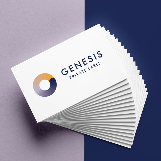 Business Cards - Genesis Private Label - Custom Branded Professional Haircare Products - Natural Ingredients - business - card - vp