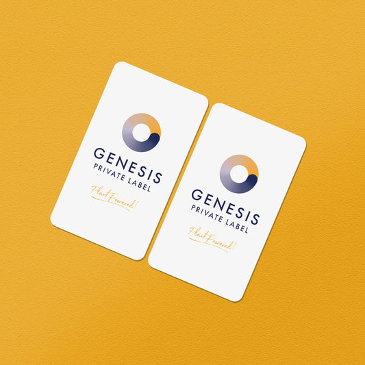 Rectangle Stickers - Genesis Private Label - Custom Branded Professional Haircare Products - Natural Ingredients - rectangle - sticker - vp