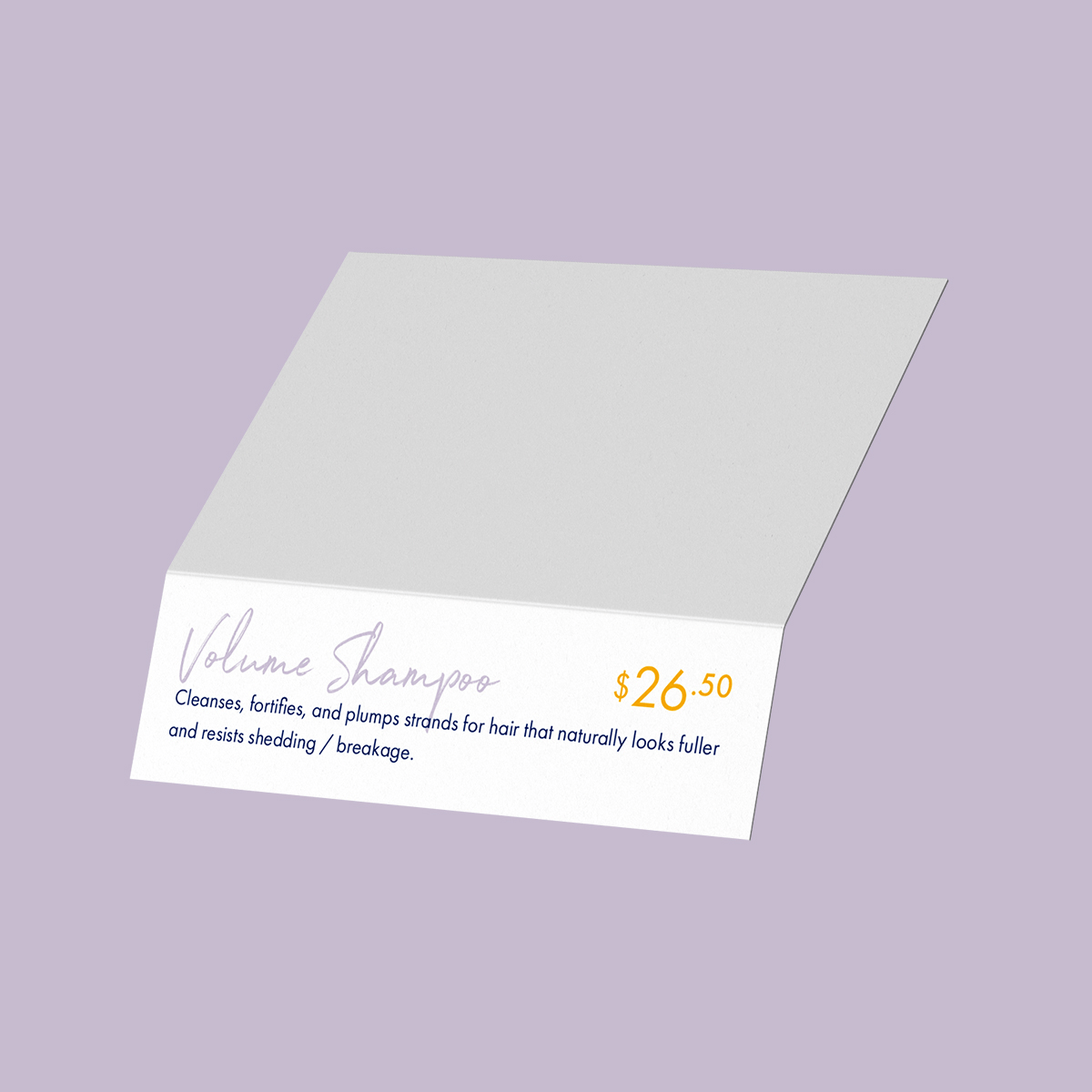 Shelf Talkers - Genesis Private Label - Custom Branded Professional Haircare Products - Natural Ingredients - shelf - talker - vp