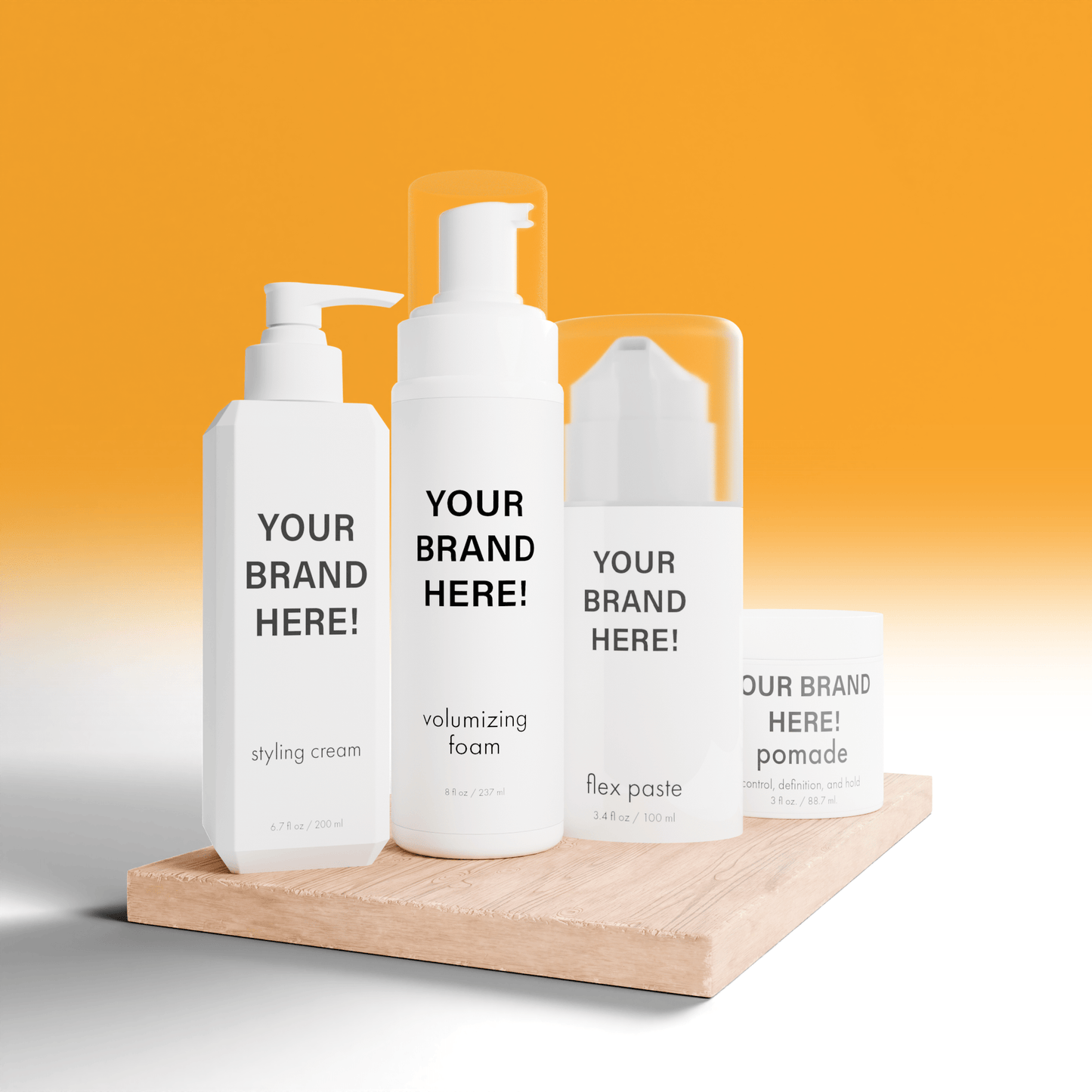 Styling Sample Flight - Genesis Private Label - Custom Branded Professional Haircare Products - Natural Ingredients - GNLSTYSAMPLE2025