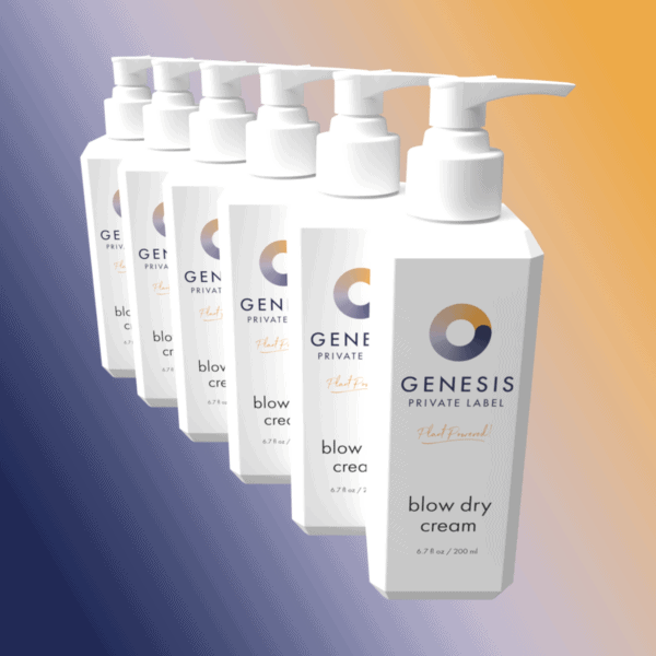 6 bottles of blow dry cream from Genesis Private Label.